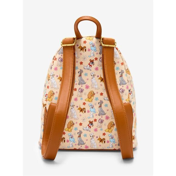 Loungefly Disney Dogs Floral Mini Backpack main image 5